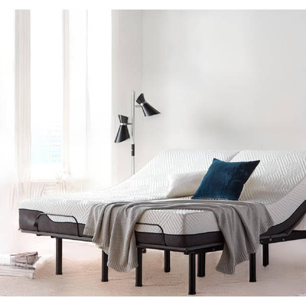 Alwyn Home Ooltewah Zero Clearance Adjustable Bed Frame Massage with